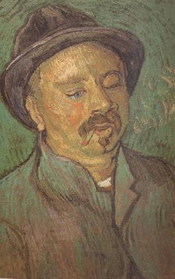 Vincent Van Gogh Portrait of a One-Eyed Man (nn04). oil painting picture